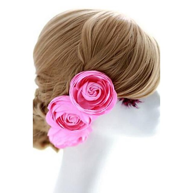  Femme Fille Tissu Casque-Mariage Occasion spéciale Fleurs Epingle à Cheveux