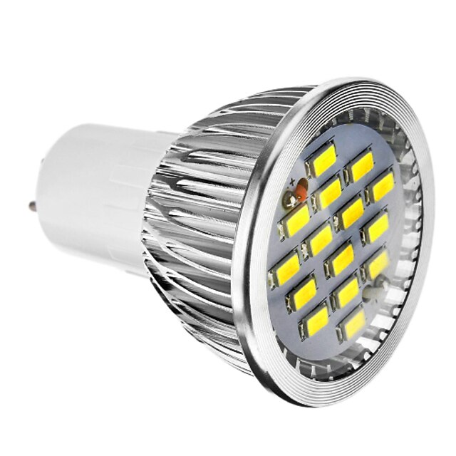  1 szt. 6 W Żarówki punktowe LED 400 lm E14 GU10 E26 / E27 15 Koraliki LED SMD 5730 Przygaszanie Ciepła biel Zimna biel Naturalna biel 220-240 V 110-130 V