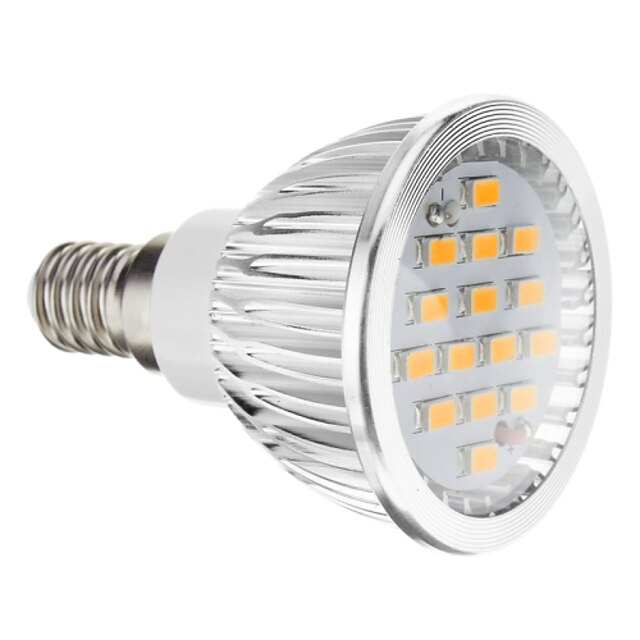  1pc 5 W LED Spotlight 350lm E14 GU10 E26 / E27 15 LED Beads SMD 5730 Warm White Cold White Natural White 110-240 V