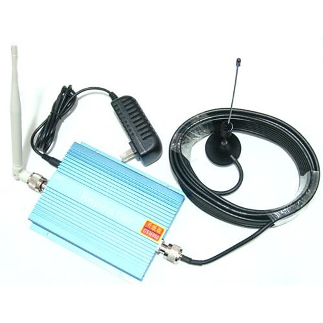  GSM 900MHz Mobile Phone GSM980 Signal Booster , GSM Signal Booster + Omnidirectional Antenna + Sucker Antenna with 10m Cable 