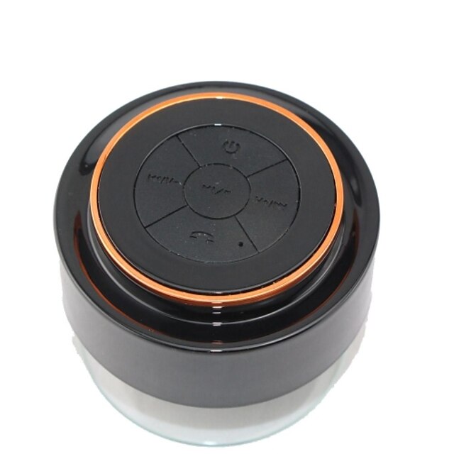  Shower waterproof water resistant Bluetooth 3.0 3.5mm AUX USB Subwoofer Orange Yellow Red Blue