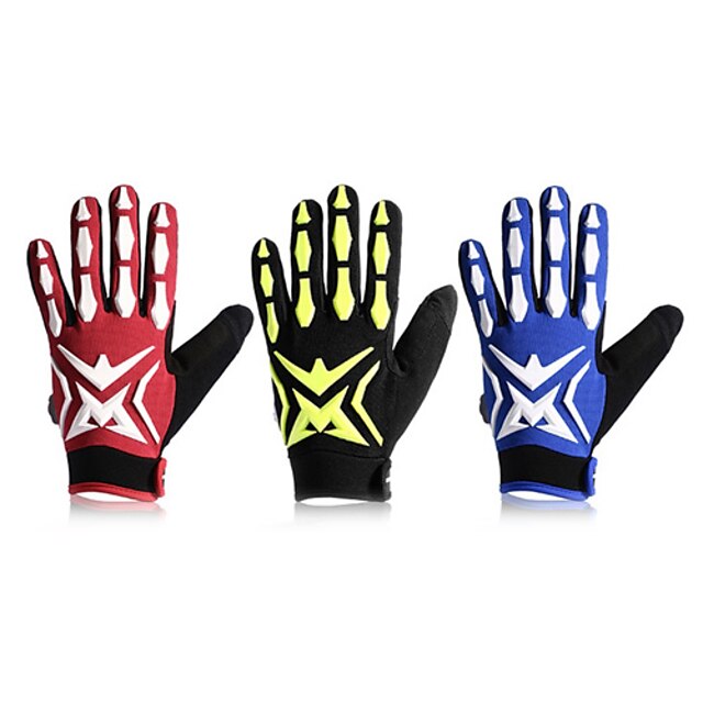  Mysenlan Touch-handschoenen Draagbaar Slijtvast Schokbestendig Beschermend Activiteit/Sport Handschoenen Zwart Rood Blauw voor Recreatiesport Fietsen / Fietsen Motorsport