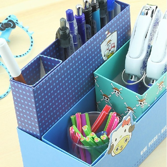  Creative Multi-function design di conservazione della carta Box (colore casuale)