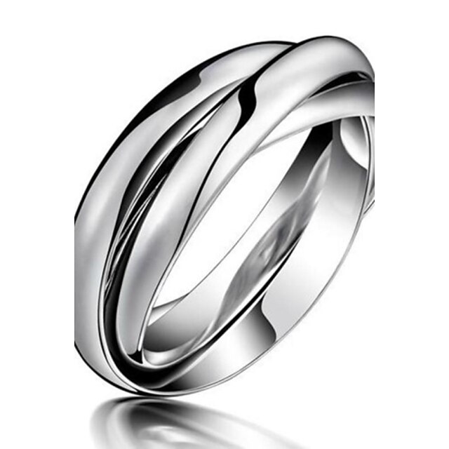  Women's Couple Rings Go Rings Titanium Steel Unusual Unique Design Fashion Party Daily Jewelry Russian Wedding Ring