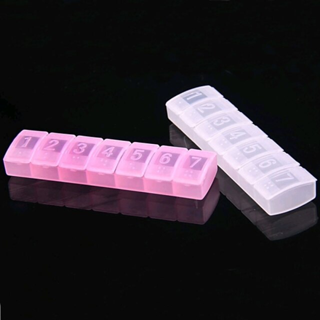  11*3*3 cm Plastic Portable Medicine Box