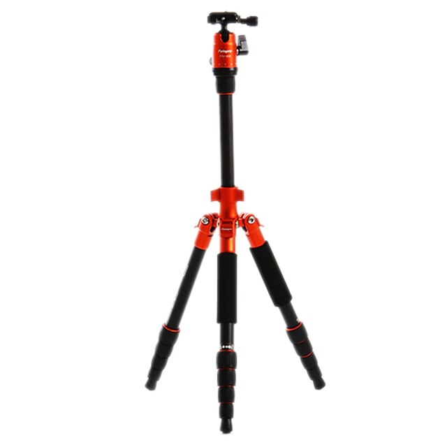  Fotopro X4i-E Outdoor Travel aluminium-magnesium legering telescopische statief voor DSLR camera (Orange)