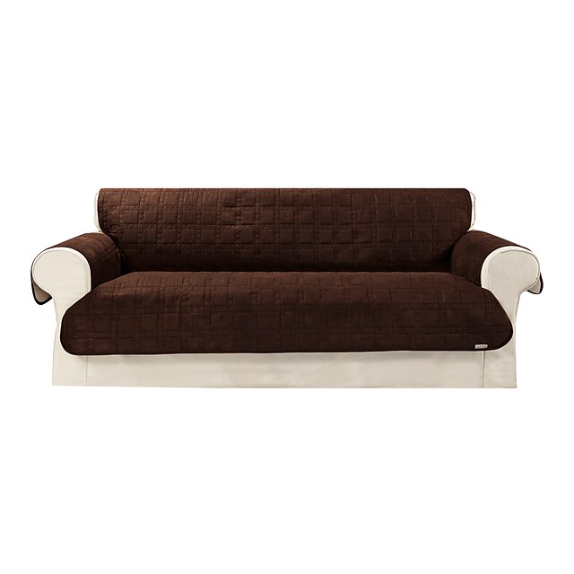  Накидка на диван Однотонный Квилт с водонепроницаемой подкладкой 100% полиэстер Чехол с функцией перевода в режим сна