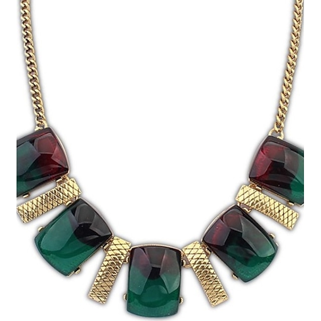  Angelasex Bohemia Exotic Green Color Necklace 
