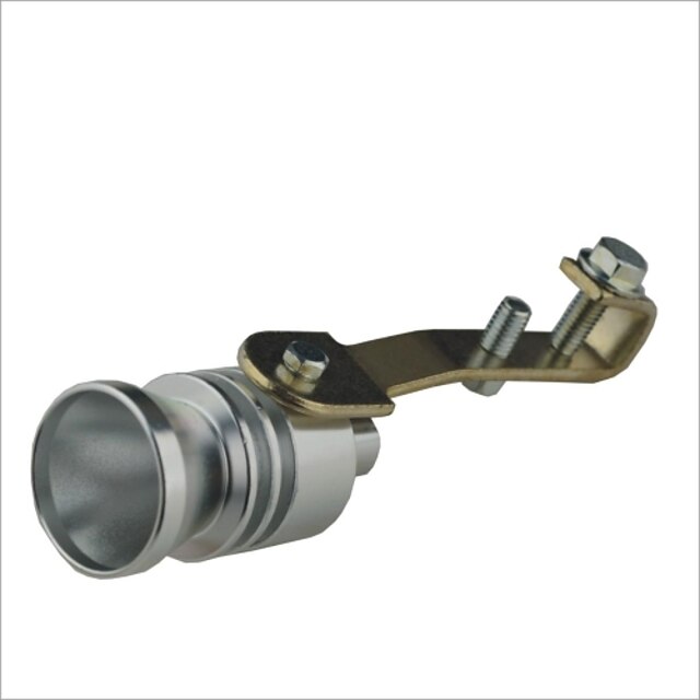  Car Turbo Sound Whistling Turbocompresor - Silver (Size L)