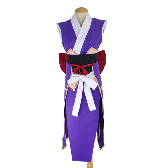  geinspireerd door Sprookje Erza Scarlet Anime Cosplaykostuums Japans Cosplay pakken Kimono Lapwerk Schort Riem Boog Voor Dames / Kimono Jas / Kimono Jas