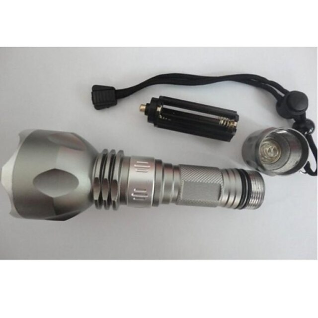  LED-Ficklampor Lyktor & Tältlampor HID Ficklampor Dykficklampor 800 Lumens Lumen Läge Cree XM-L T6 18650Stöttålig Greppvänlig
