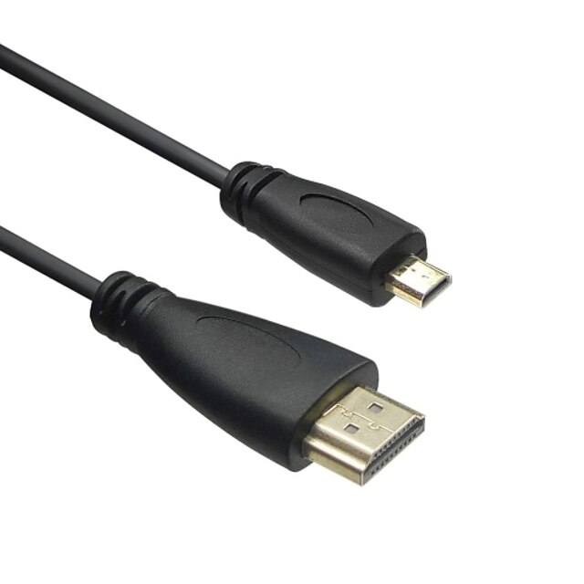  LWM ™ præmie mikro HDMI til HDMI-han kabel 5ft 1.5m til 1080p hdtv smartphone tablet Ild hd
