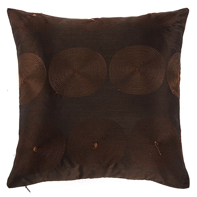  Modern Brown Polyester Decorative Pillow Cover