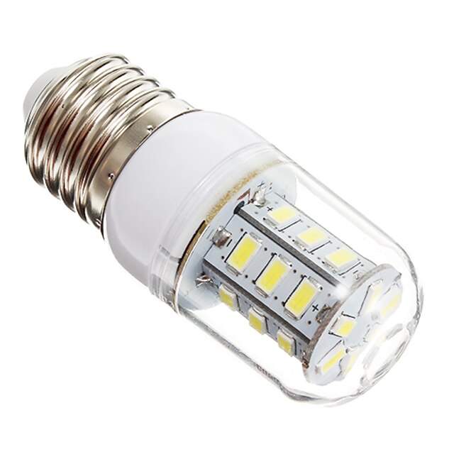  1db 3 W 270 lm E14 / E26 / E27 LED kukorica izzók 24 LED gyöngyök SMD 5730 Meleg fehér / Hideg fehér 220-240 V
