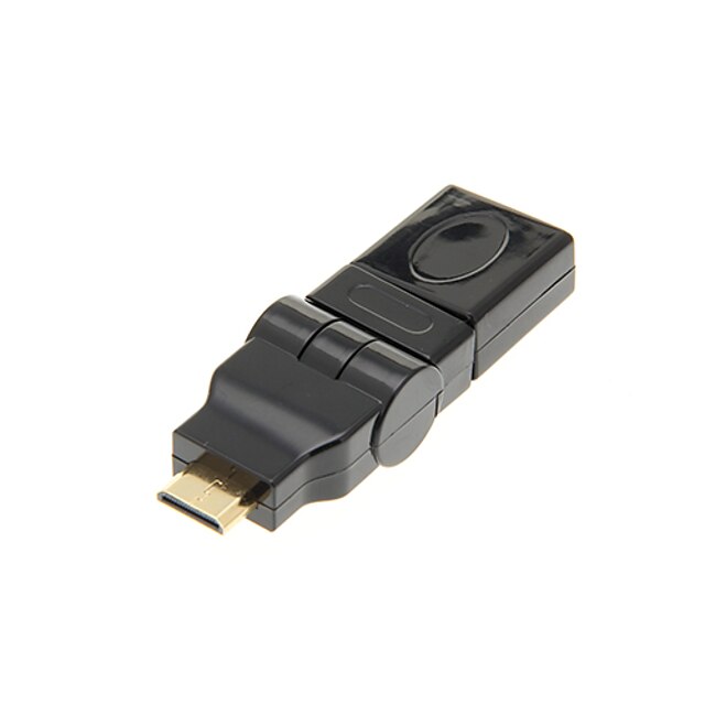  High Quality Mini HDMI M/HDMI F 360° Adaptor