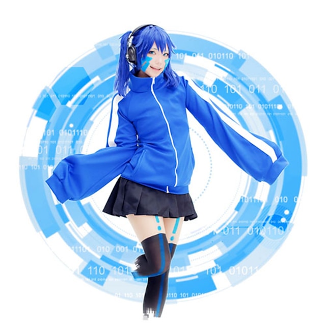  Inspired by Kagerou Project Cosplay Video Game Cosplay Costumes Cosplay Suits Solid Colored Top Skirt Costumes