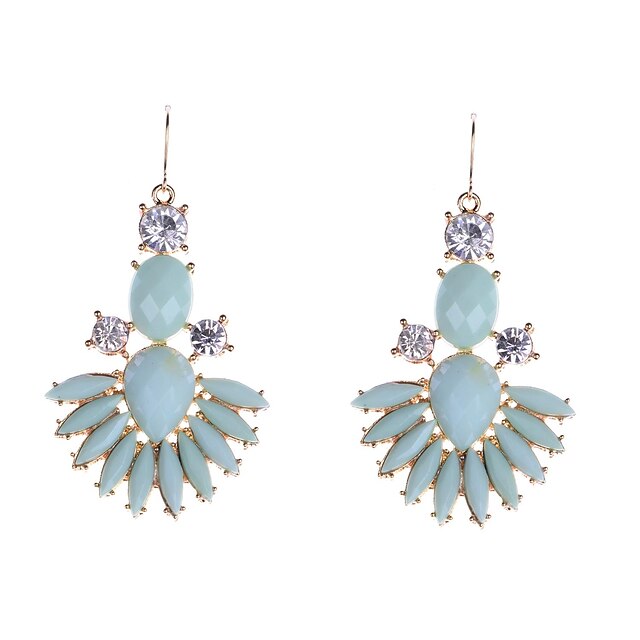  Women's Drop Earrings Luxury Resin Imitation Diamond Earrings Jewelry For Wedding Party Daily Casual