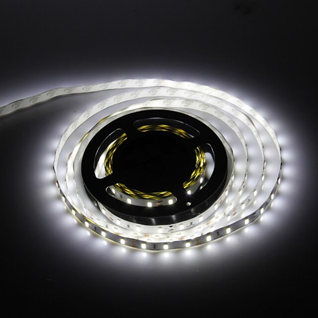  ZDM® 5m Flexible LED Light Strips 300 LEDs 5630 SMD / 5730 SMD Cold White Cuttable / Self-adhesive 12 V 1pc