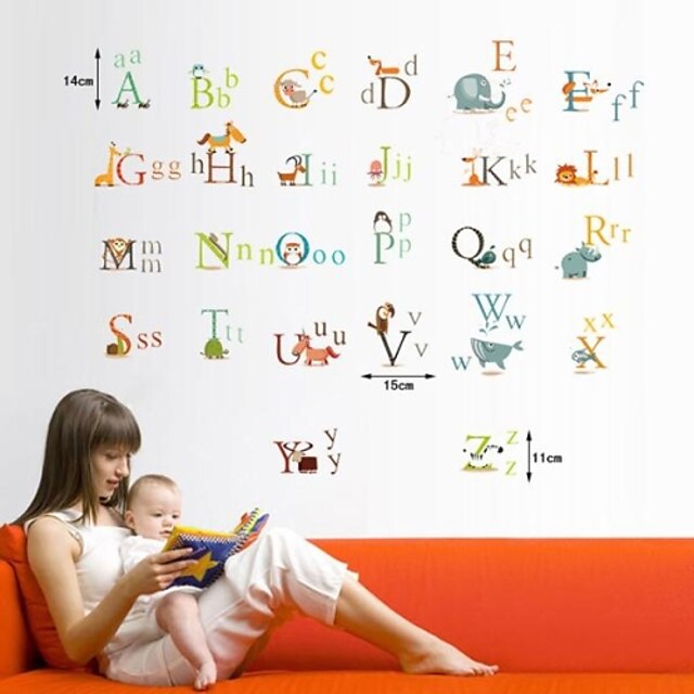  Romance / Fashion / Holiday / Shapes Wall Stickers Plane Wall Stickers Decorative Wall Stickers,Vinyl Material Removable Home Decoration