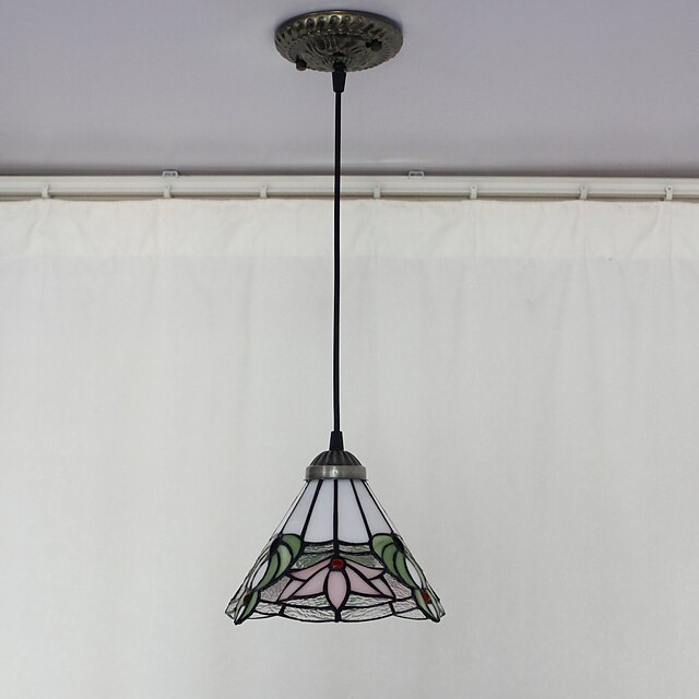  20 cm (8 inch) Style mini Lampe suspendue Verre Cône Autres Tiffany / Saladier 110-120V / 220-240V