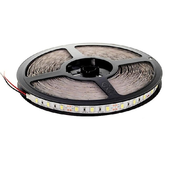  LED Lichtband 1x5M LED-LeuchtStreifen 300 LEDs 5730 SMD 10mm 1pc Warmes Weiß Kühles Weiß Wasserdicht Schneidbar Dekorativ 12 V Flexible Selbstklebend
