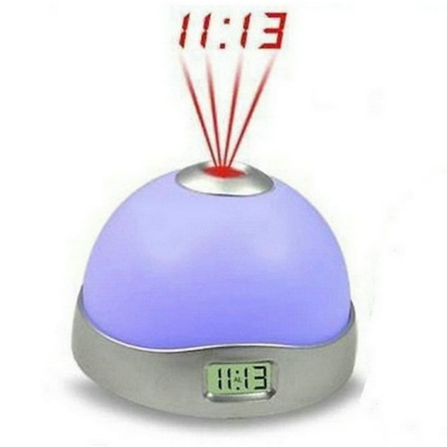  2.56 Inch Modern Style Moon and Star Projected Display Clock