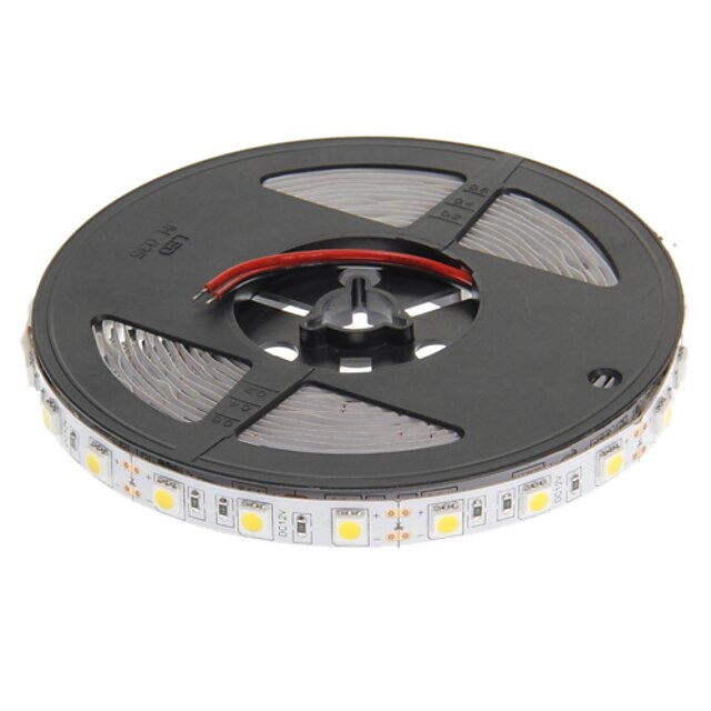  5 m 300 LED Varm hvit DC 12V DC 12 V