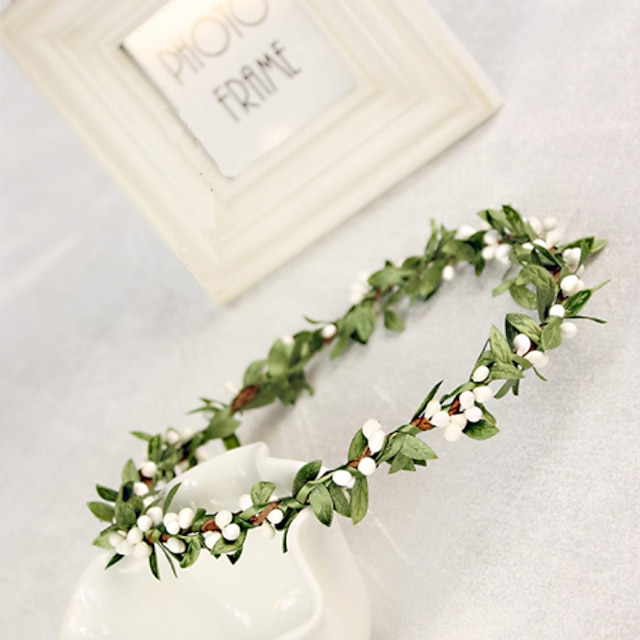  Women's / Flower Girl's Silk Headpiece-Wedding / Special Occasion Wreaths