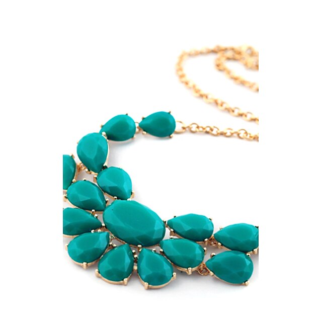  Necklace Statement Necklaces Jewelry Party / Daily / Casual Fashion Alloy / Rhinestone Silver 1pc Gift