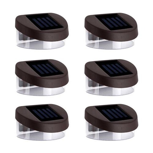  6pcs Night Light / LED Solar Lights Solar Waterproof / Rechargeable