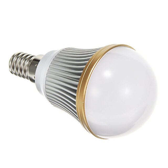  E14 Ampoules Globe LED diodes électroluminescentes SMD 5730 Blanc Chaud 400lm 3000K AC 85-265V 