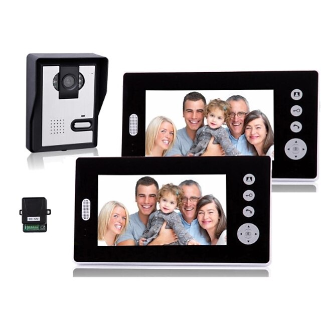  KONX Ασύρματη Φωτογραφισμένο 7 inch Hands-free Βίντεο Τηλέφωνο Πόρτας Ένα σε Δύο / CMOS / 1/3 Ίντσες / 420 Γραμμή Τηλεόρασης / #