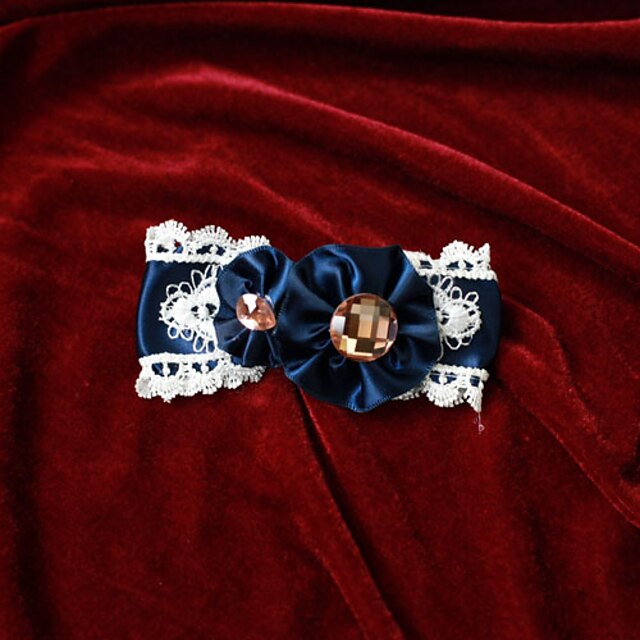  Princess Men's Classic Lolita Dress Lolita Jewelry Head Jewelry Solid Colored Bowknot Lace Satin Lolita Accessories