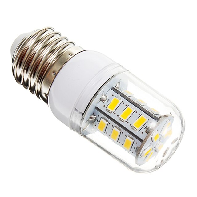  Brelong 1 pc e27 24led smd5730 milho luzes decorativas ac220v branco quente