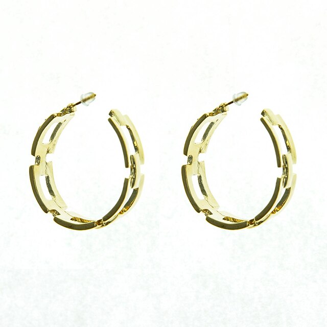  Hoop Earrings Alloy Jewelry Wedding Party Daily Casual