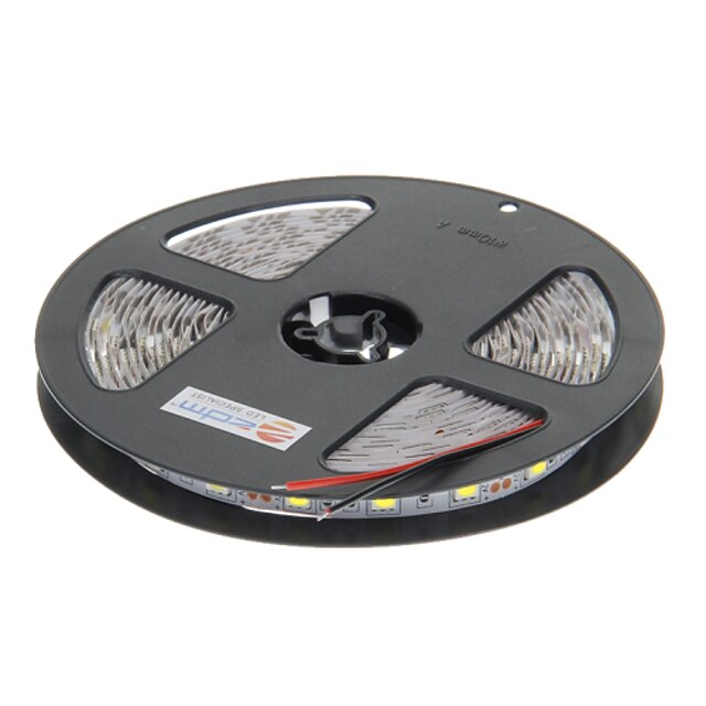  ZDM® 1x5M Flexibla LED-ljusslingor 300 lysdioder Kallvit / Vit Klippbar / Dekorativ / Självhäftande 12 V 1st