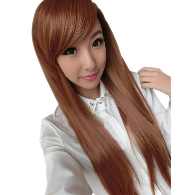  Synthetic Wig With Bangs With Bangs Women's Synthetic Hair