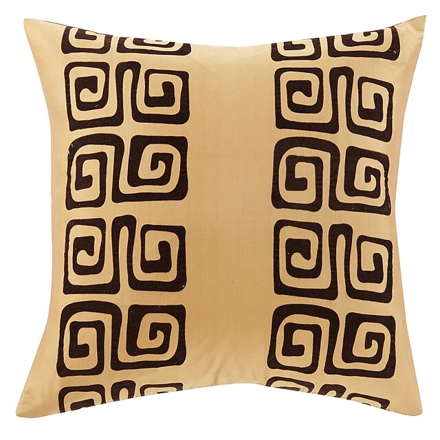  1 pcs Polyester Pillow Cover, Textured Office / Business Traditional Square Zipper Traditional Classic