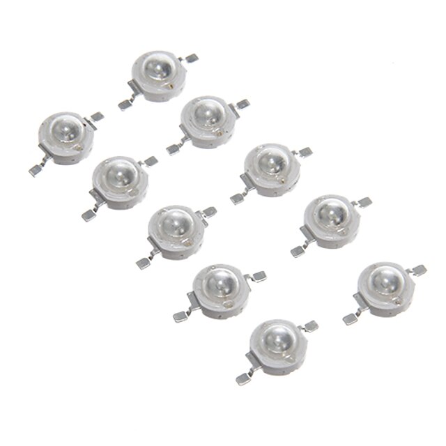  ZDM 10PCS DIY 3W 40-50LM Blue 460-465nm  Light Integrated LED Module (DC3.0-3.2V 600mA) Street Lamp for Projecting Light  Gold Wire Welding of Copper Bracket