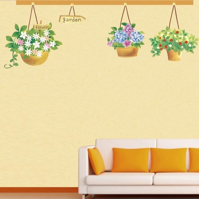  Frankie™ DIY Flower vine Plant Flowers Decorative Wall Stickers