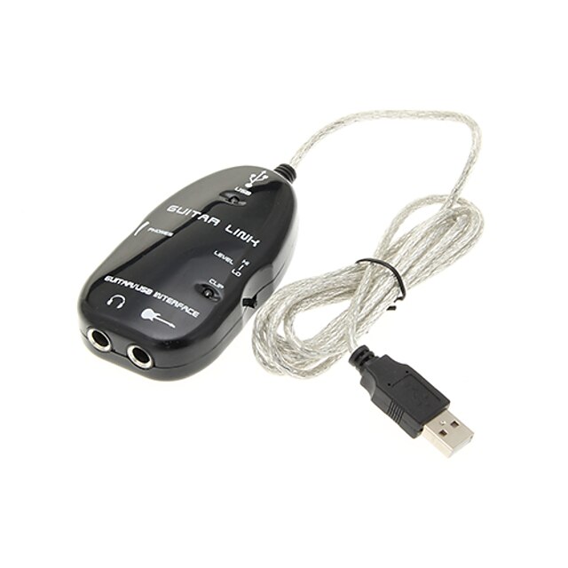  Guitar-to-USB Interface zum Spielen und Aufnehmen Adapter