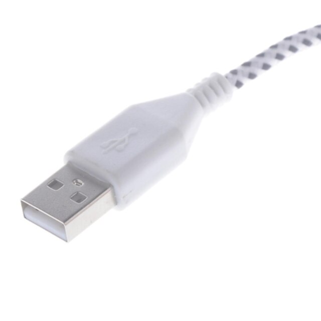  Micro USB 2.0 / USB 2.0 כבל 2m-2.99m / 6.7ft-9.7ft קלוע ניילון מתאם כבל USB עבור