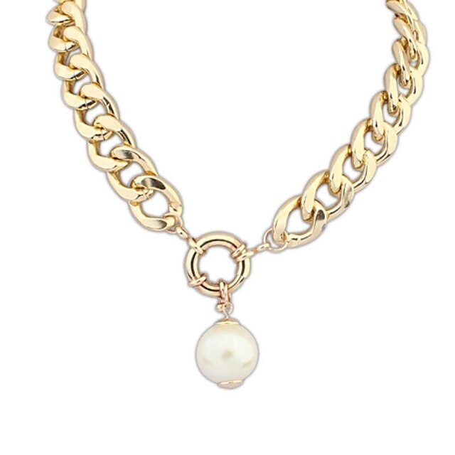  Damen Perlen Pendant Halskette Perlenkette damas Retro Europäisch Modisch Perlen Aleación Farbbildschirm Modische Halsketten Schmuck 1pc Für Besondere Anlässe Geburtstag Geschenk