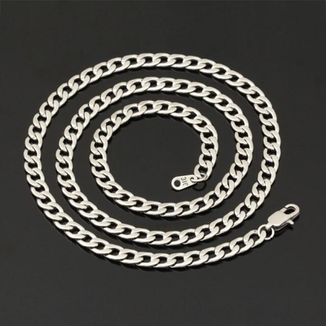  Dames Kinketting Kettingen Roestvast staal Titanium Staal Modieus Kettingen Sieraden Voor Bruiloft Feest Dagelijks Causaal