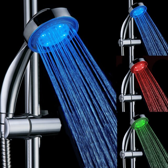  Kortárs Kézi zuhanyzó Króm Funkció-LED , Zuhanyfej
