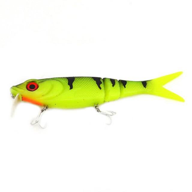  21cm 67G Soft Bait Grass Green Silicone Bass Fishing Lure