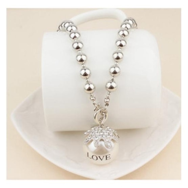  Damen Perle Anhängerketten / Perlenkette - Perle, Krystall, Künstliche Perle Modische Halsketten Für Hochzeit, Party, Alltag