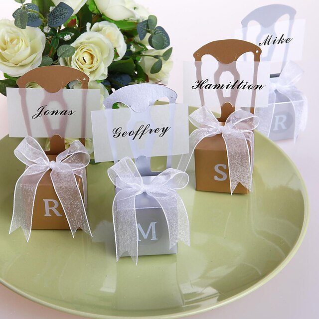  Creative Card Paper Favor Holder with Favor Boxes - 36