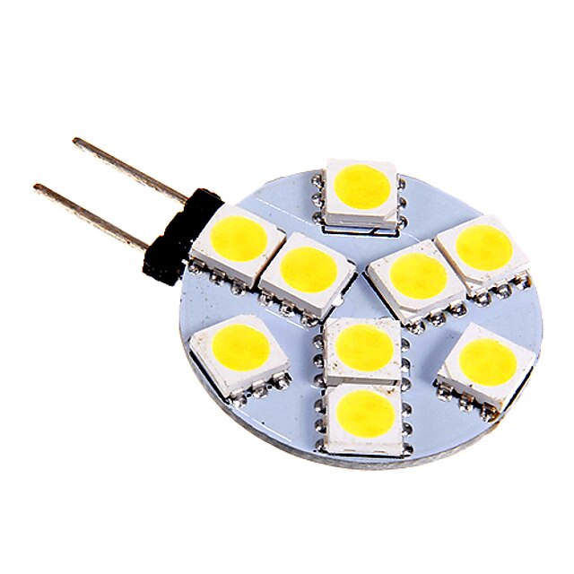  LED Φώτα με 2 pin 130-180 lm G4 9 LED χάντρες SMD 5050 Ψυχρό Λευκό 12 V