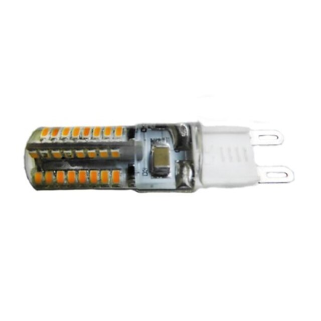  G9 LED-kornpærer T 64 leds SMD 3014 Dekorativ Varm hvit 200lm 3000K AC 220-240V 